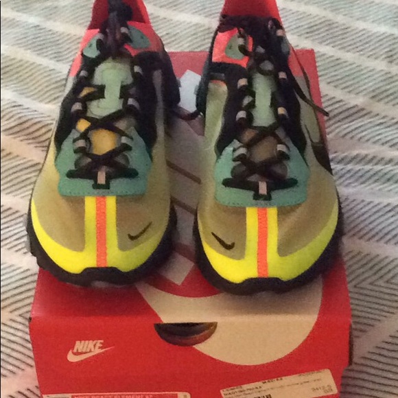 NIKE MEN REACT ELEMENT 87 (VOLT / AURORA GREEN) - Picture 6 of 7